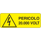 OCMEI SRL - OCMW012-361-AD ETIC.ADES.350X125MM PERICOLO 20.0