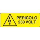 OCMEI SRL - OCMW012-458-A CART.350X125MM PERICOLO 230 VOL