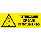 OCMEI SRL - OCMW025-392-A CART.350X125MM ATTENZIONE ORGAN