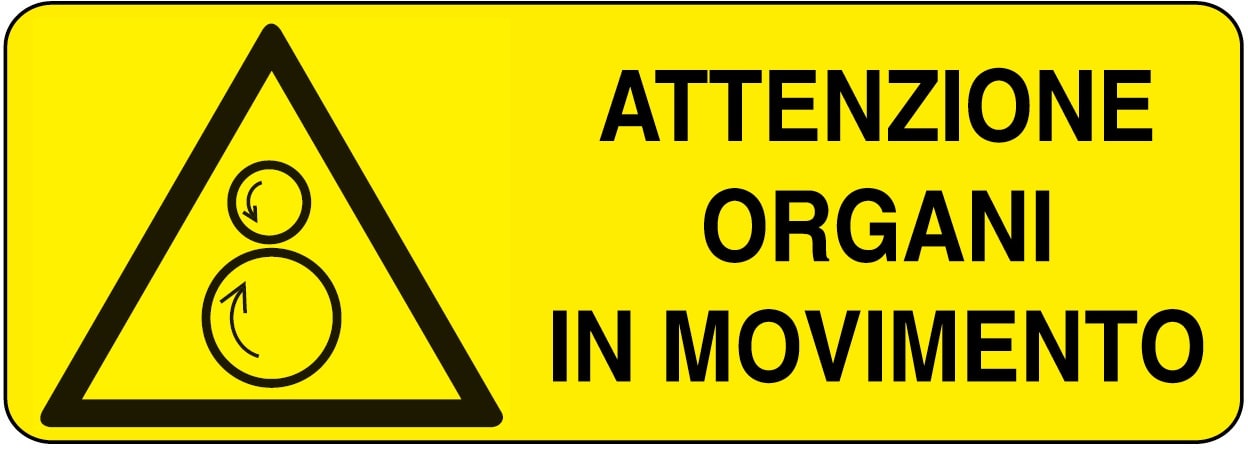 OCMEI SRL - OCMW025-392-A CART.350X125MM ATTENZIONE ORGAN