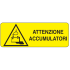 OCMEI SRL - OCMW026-451-A CART.350X125MM ATTENZIONE ACCUM