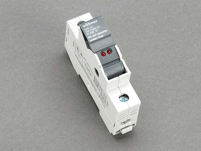 WOEHNER ELECTROTECHN - WOH31298000 AMBUS X FUS. CLASS CC, 1P, 30A, CON LED