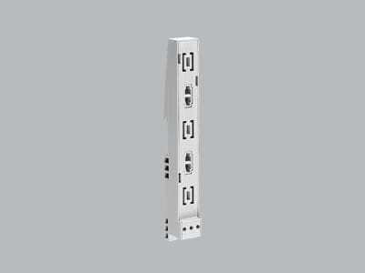 WOEHNER ELECTROTECHN - WOH36112000B MOTUS, ADATTATORE X GUIDA DIN