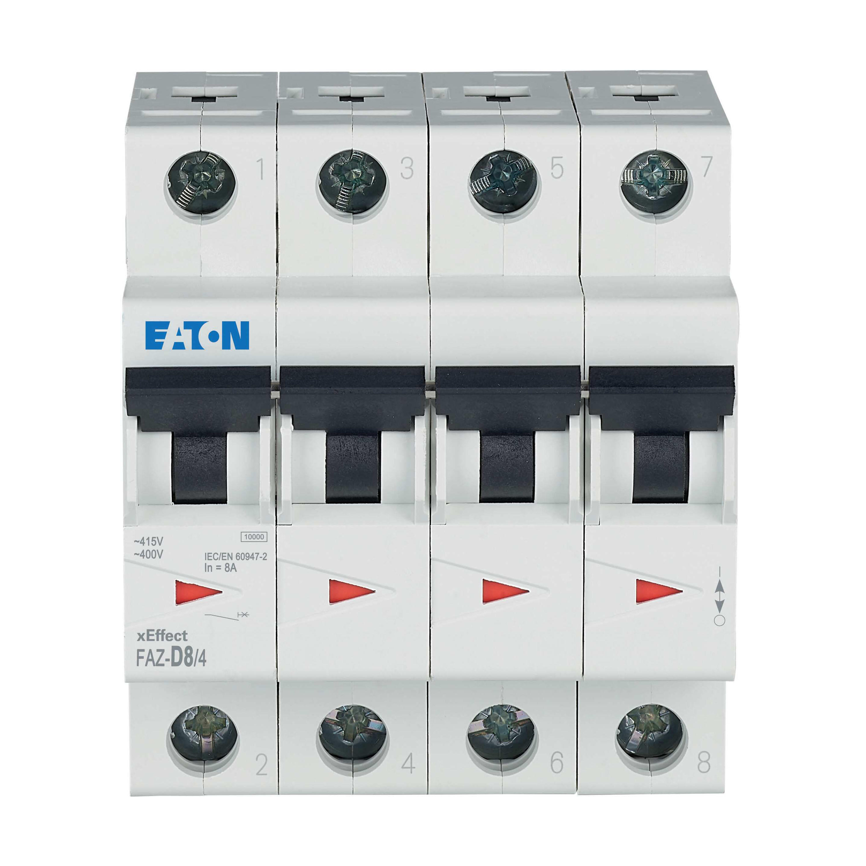 EATON - EAO279079 FAZ-D8/4 INT. MT 10KA 4P D 8A