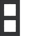 BERKER - BRKWAD8200BM CORNICE 2-POSTI, A.8, NERO OPACO