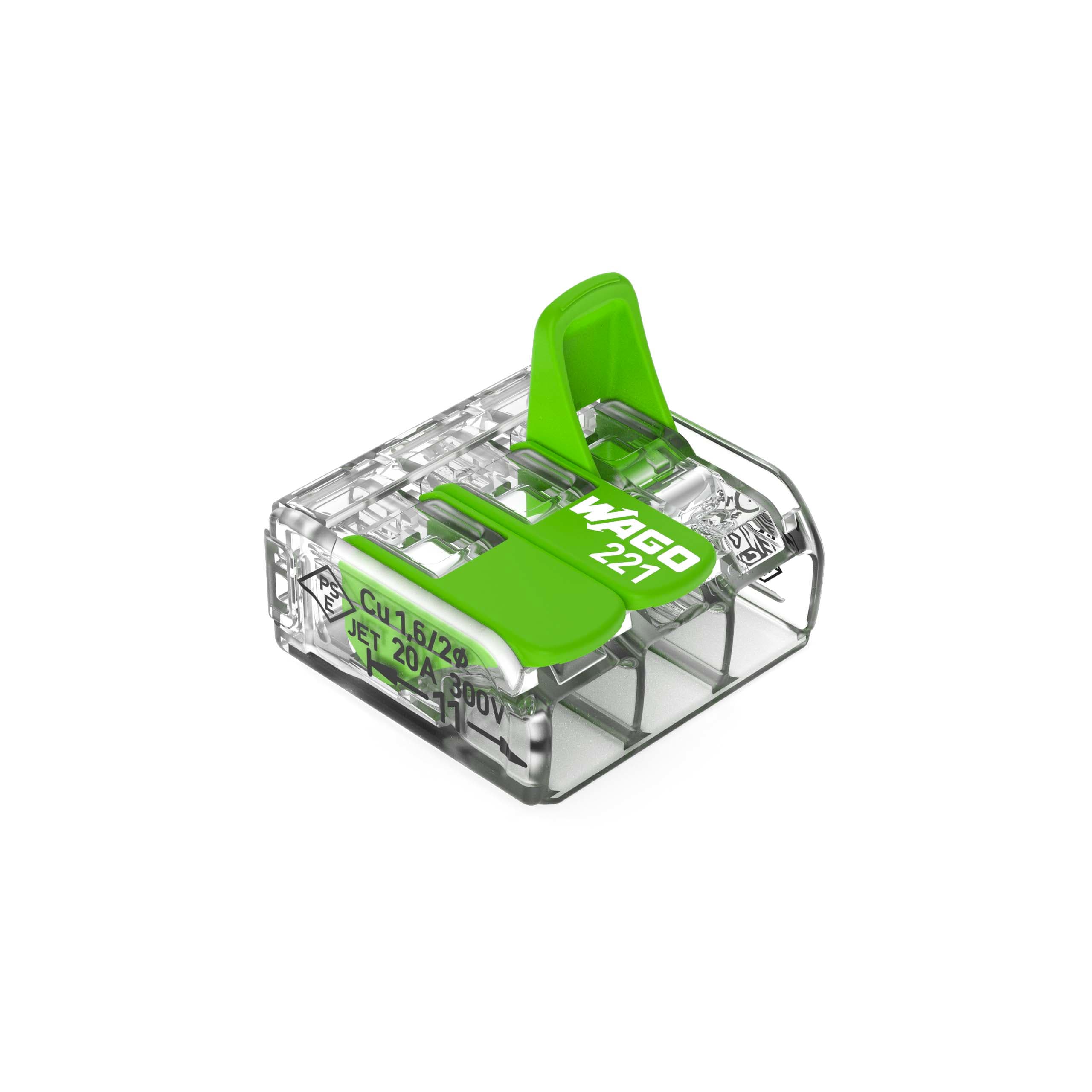 WAGO ITALIA SRL - WAG221-423 MORSETTO CON LEVE GREEN RANGE