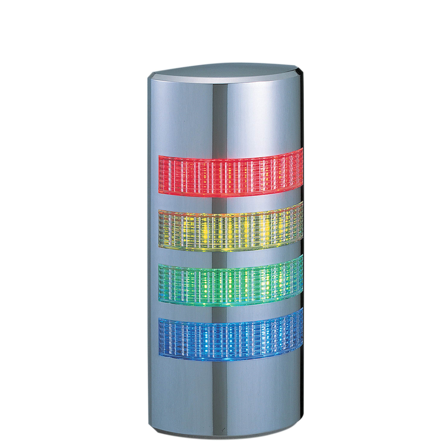 PATLITE EUROPE GMBH - PMHWE-402-RYGB COLONNA LUMINOSA DA PARETE SILVER 4 COLO