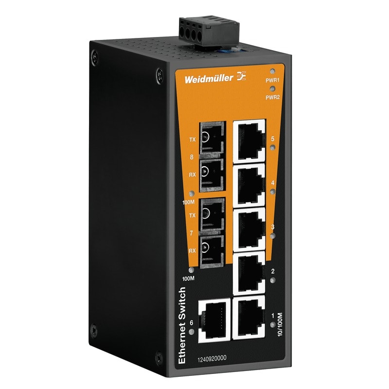 WEIDMULLER - WEI1240920000 IE-SW-BL08T-6TX-2SC