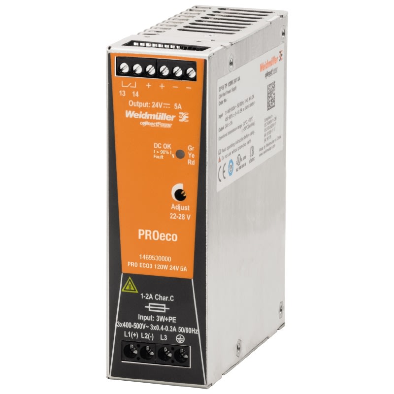 WEIDMULLER - WEI1469530000 PRO ECO3 120W 24V 5A