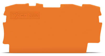 WAGO ITALIA SRL - WAG2000-1392 PIASTRA TERMINALE INTERMEDIA SPESSORE 0,