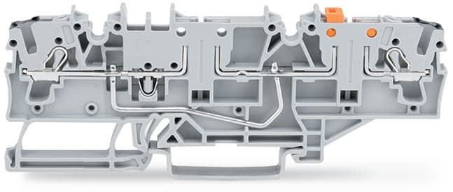 WAGO ITALIA SRL - WAG2002-1549 Morsetto di base per 2 conduttori grigio