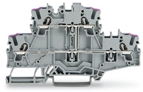 WAGO ITALIA SRL - WAG2002-2708 Morsetto a due piani morsetto passante p