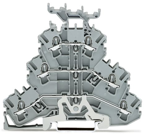 WAGO ITALIA SRL - WAG2002-3258 MORSETTO A TRE PIANI MORSETTO PASSANTE/P