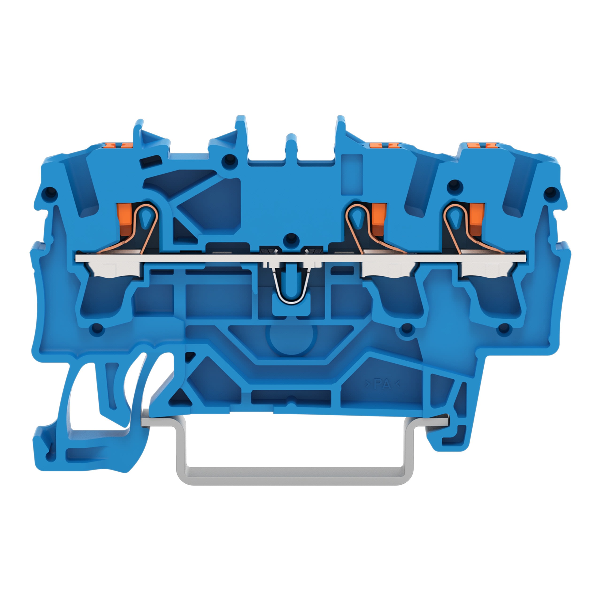 WAGO ITALIA SRL - WAG2202-1304 Morsetto passante per 3 conduttori con p