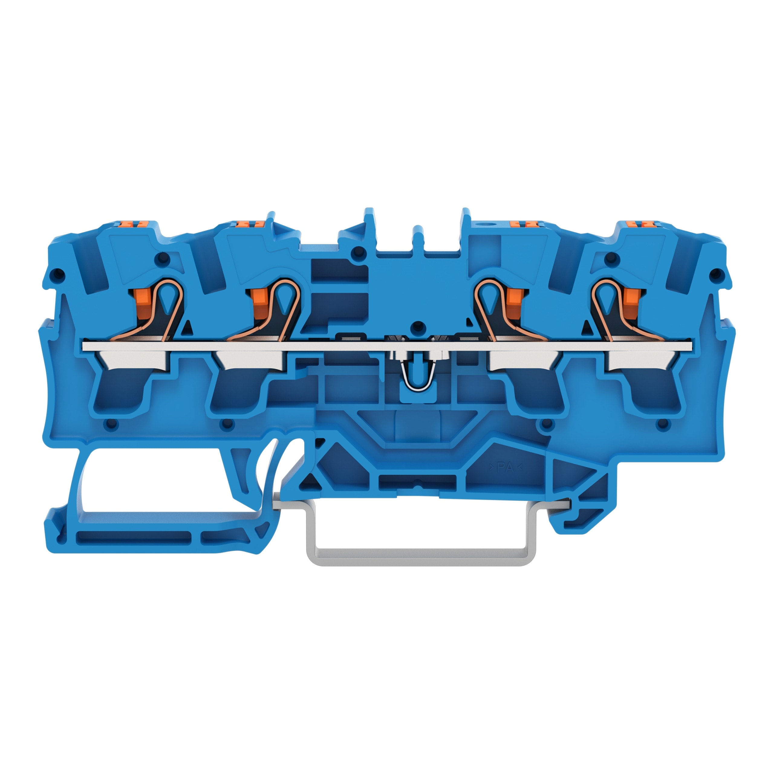WAGO ITALIA SRL - WAG2204-1404 Morsetto passante per 4 conduttori con p