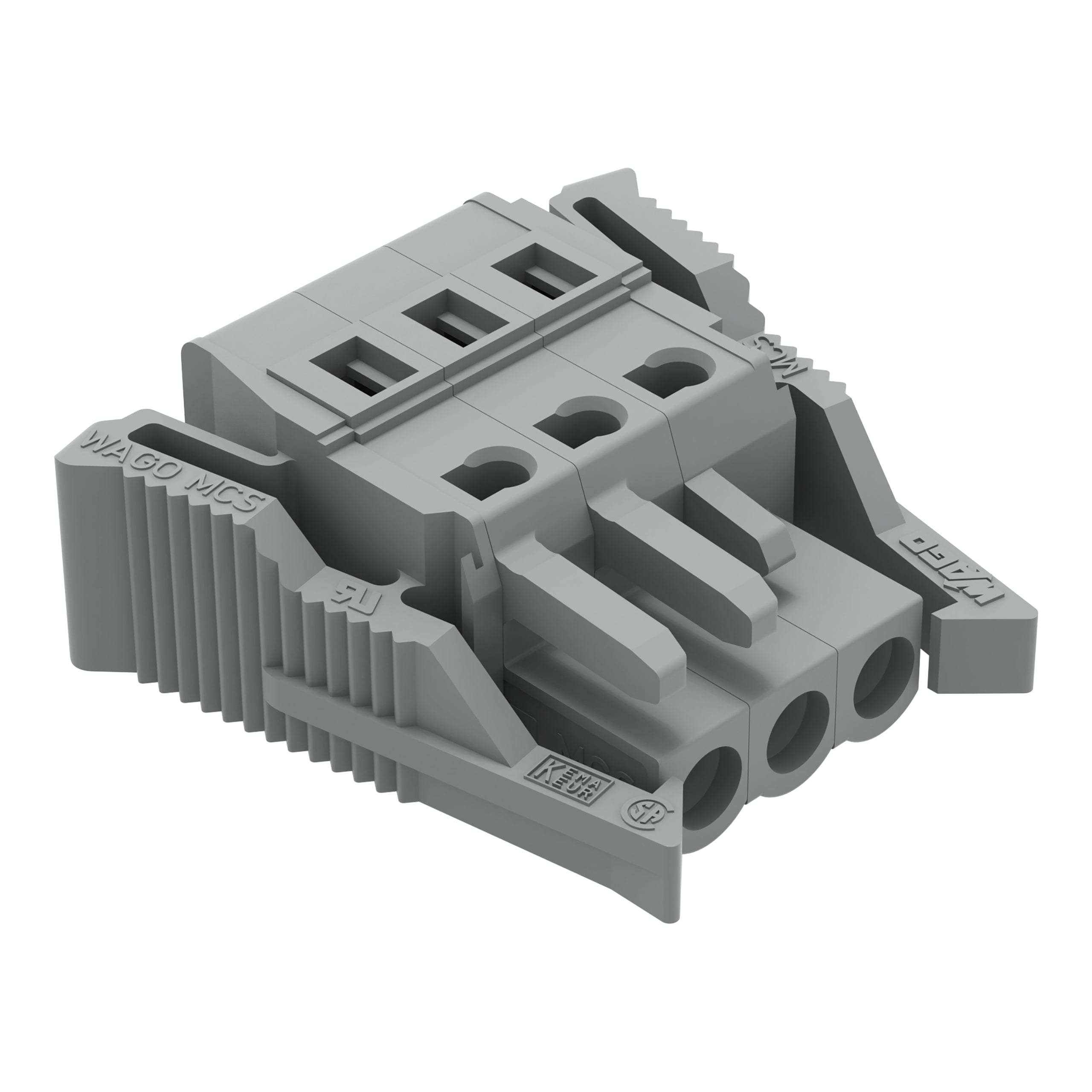 WAGO ITALIA SRL - WAG231-103/037-000 SPINA F 2,5MMQ 5MM 3P LEVE LATERALI GR