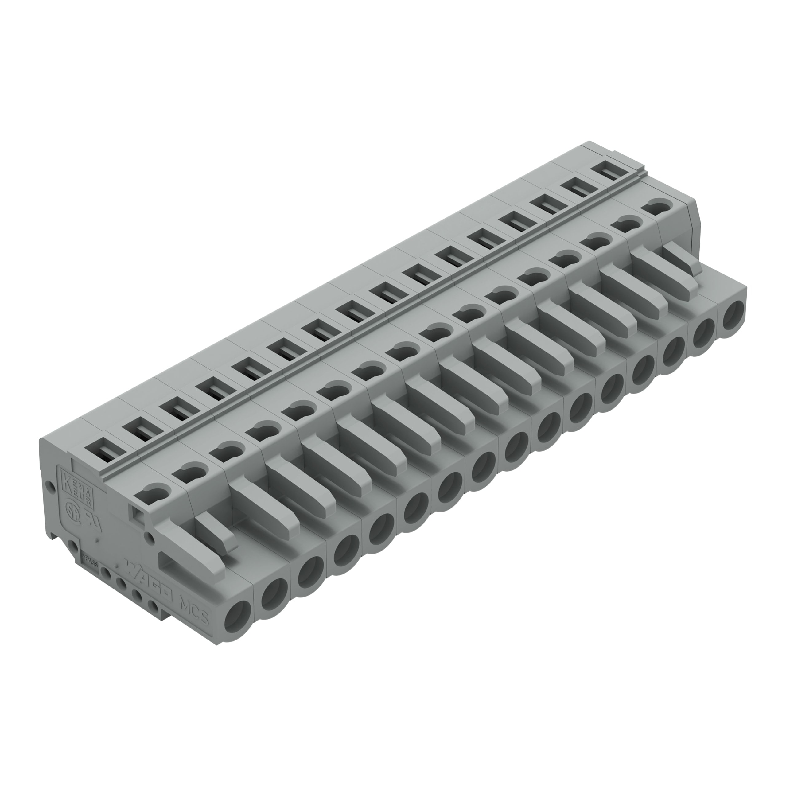 WAGO ITALIA SRL - WAG231-116/026-000 SPINA F 1 CONDUT 2,5MMQ 5MM 16P GR