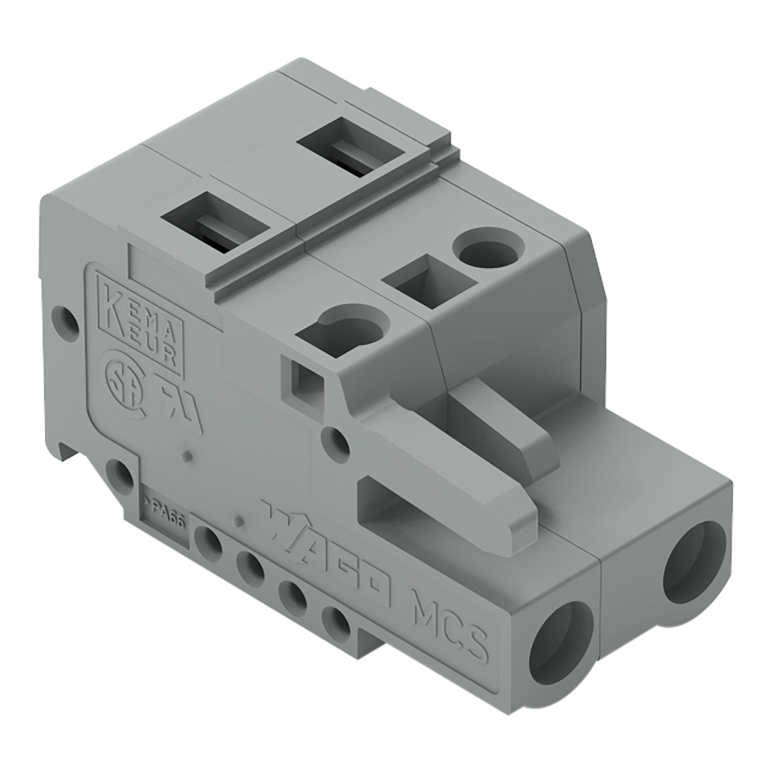 WAGO ITALIA SRL - WAG231-202/026-000 SPINA F 1 CONDUT 2,5MMQ 7,5MM 2P GR