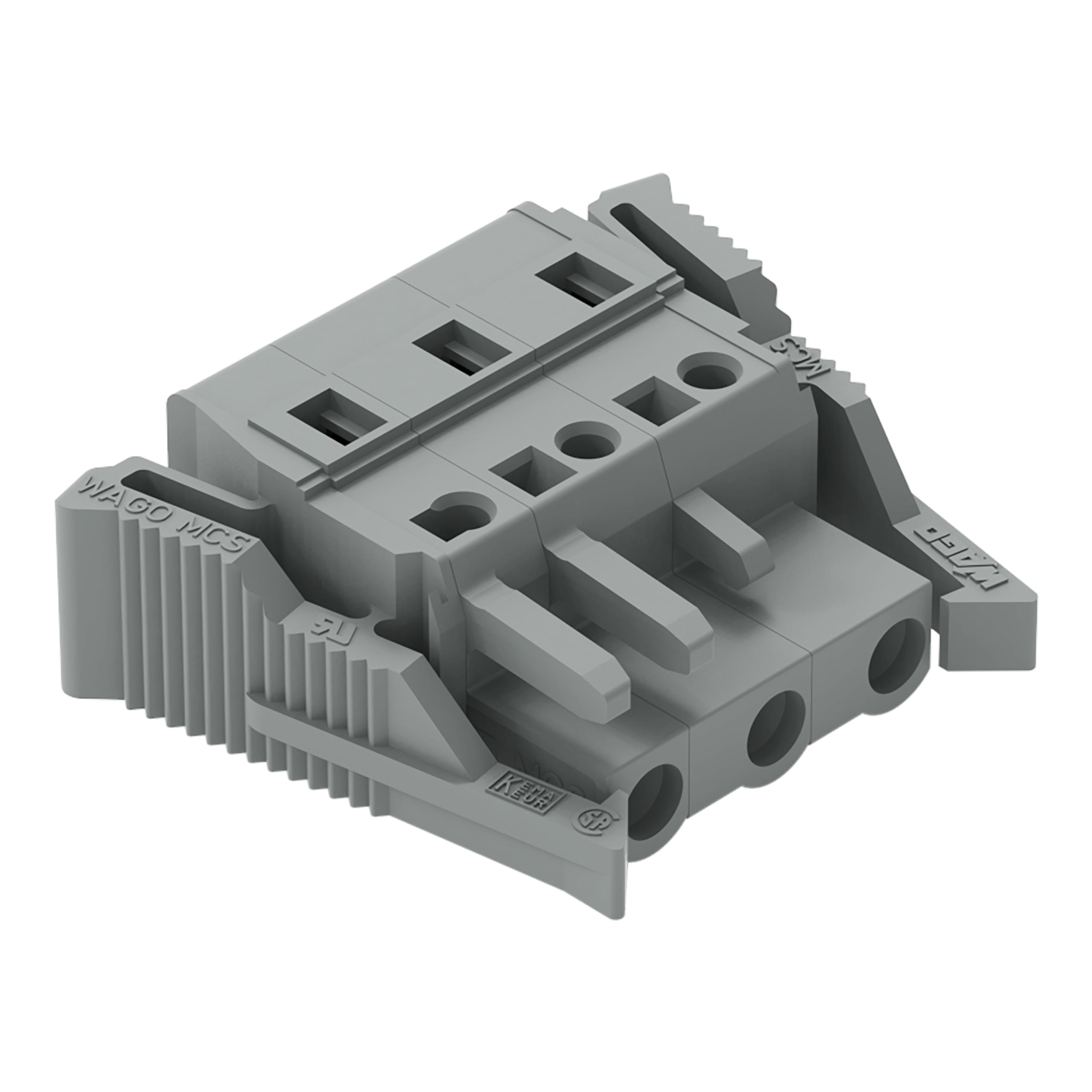 WAGO ITALIA SRL - WAG231-203/037-000 SPINA F 2,5MMQ 7,5MM 3P LEVE LATERALI GR