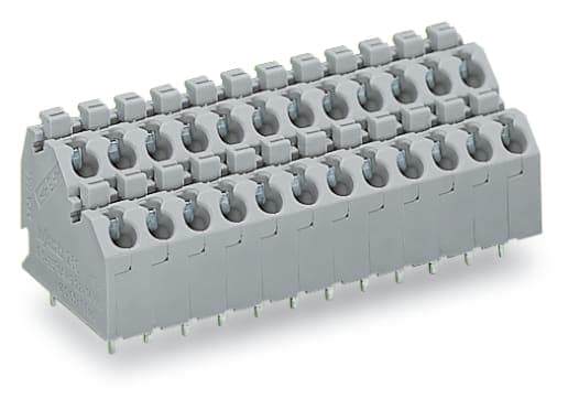 WAGO ITALIA SRL - WAG250-712 MORS PCB 2 PIANI PULS 1,5MMQ 5MM 24P GR