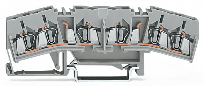WAGO ITALIA SRL - WAG280-675 Morsetto a doppio potenziale 2,5 mm², gr
