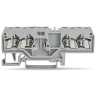 WAGO ITALIA SRL - WAG280-686 Morsetto di base per 4 conduttori grigio