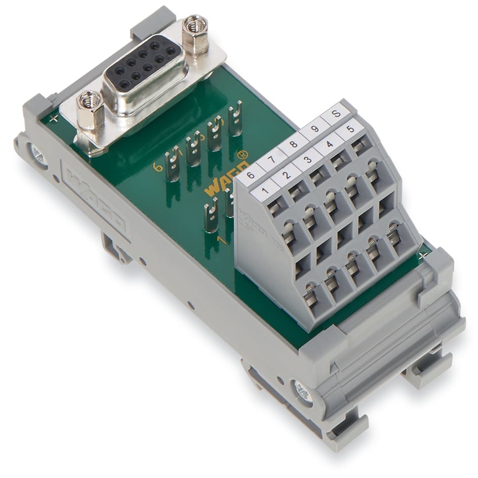 WAGO ITALIA SRL - WAG289-725 MODULO F 9P 2 PIANI PCB CONTROSPINA SALD