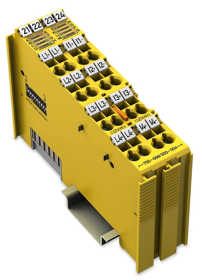 WAGO ITALIA SRL - WAG750-668/000-004 AI 4CH FAIL-SAFE 0/4-20MA I DIFF PROFISA