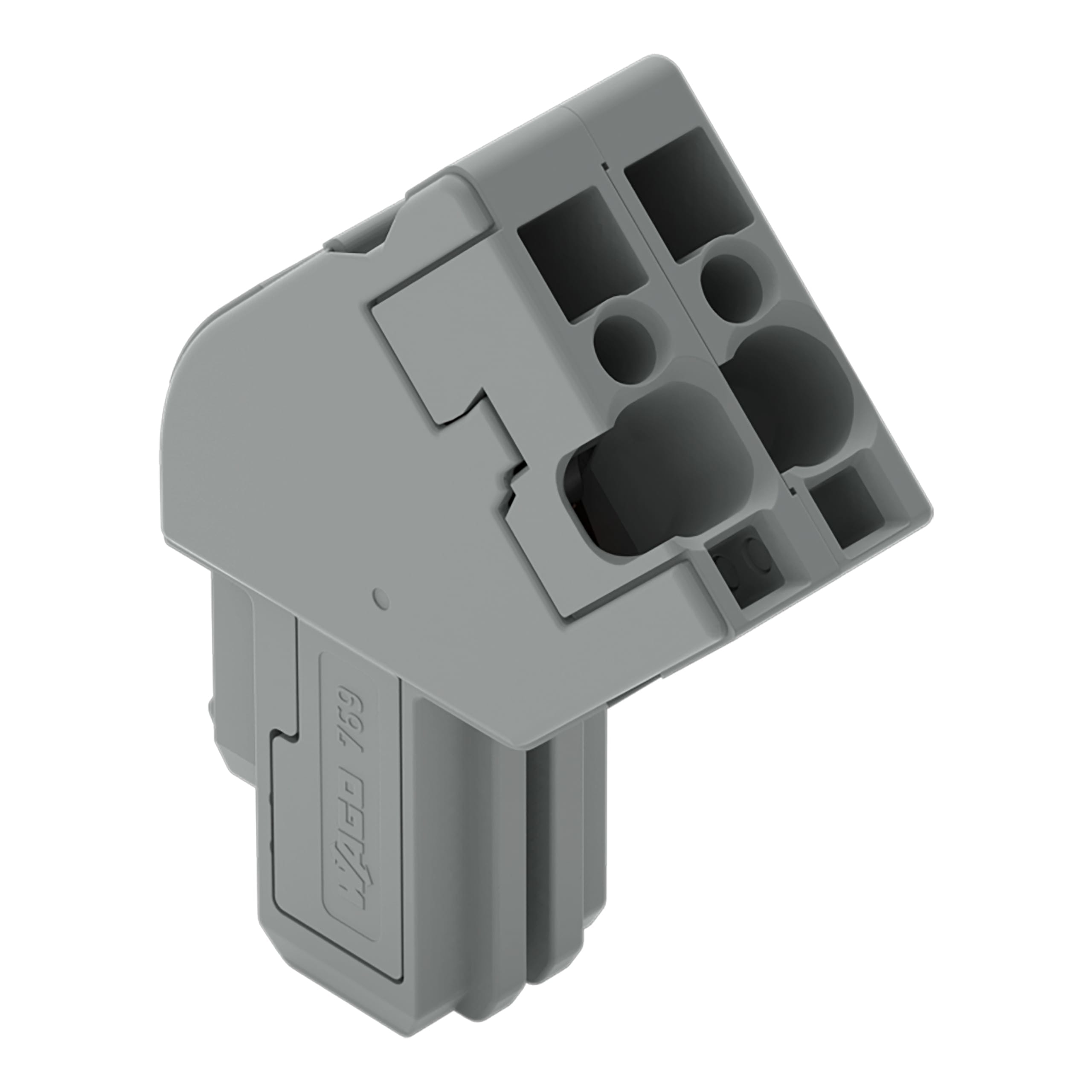 WAGO ITALIA SRL - WAG769-102/022-000 CONN F ANG 4MMQ 5MM 2P PIN CODIFICA GRIG