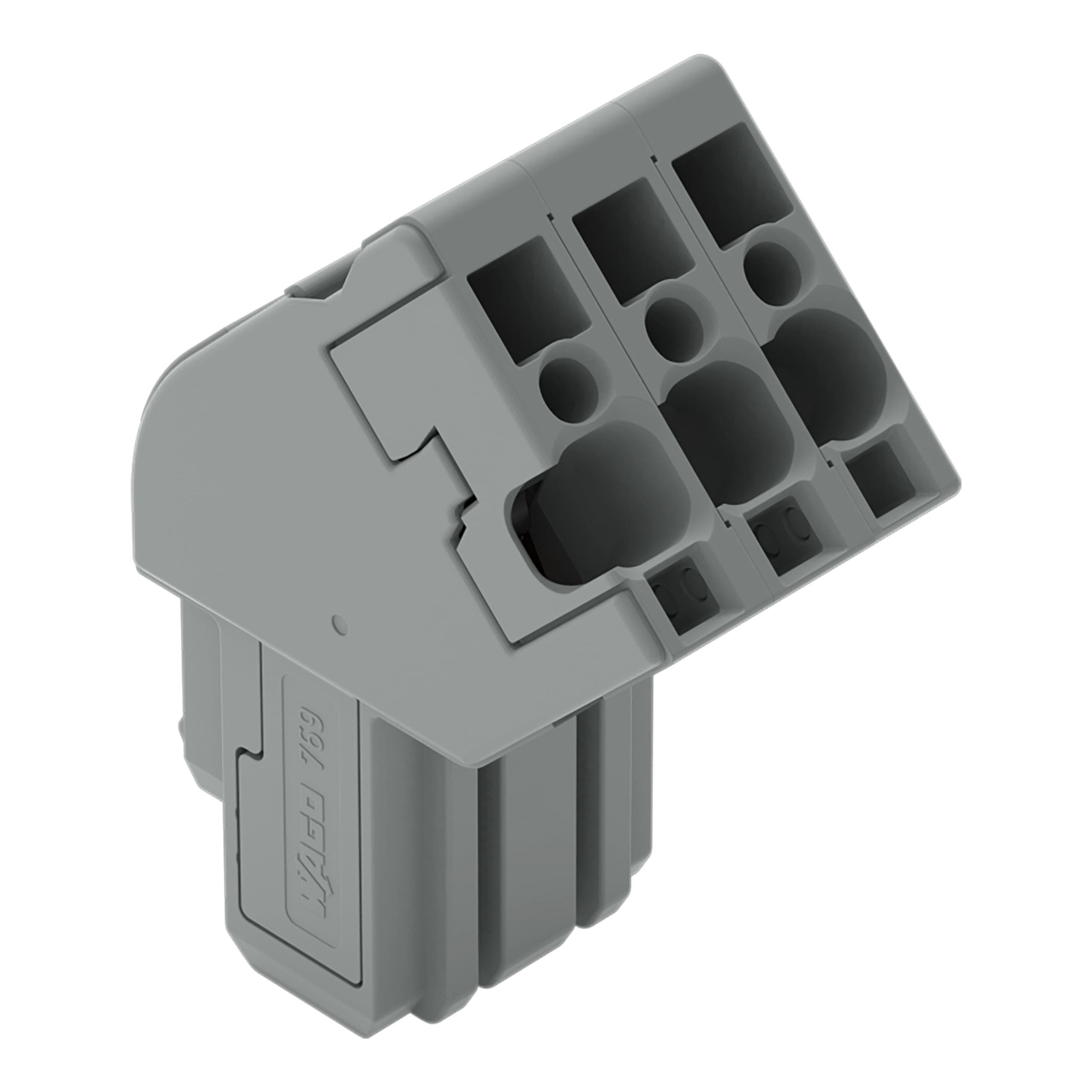 WAGO ITALIA SRL - WAG769-103/022-000 CONN F ANG 4MMQ 5MM 3P PIN CODIFICA GRIG