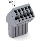 WAGO ITALIA SRL - WAG769-105/022-000 CONNETTORE FEMMINA PER 1 CONDUTTORE, ANG