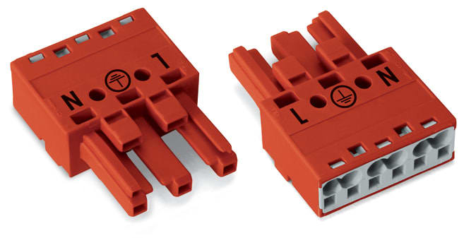 WAGO ITALIA SRL - WAG770-1303 PRESA 3 POLI COD P 4,00 MMQ ROSSO