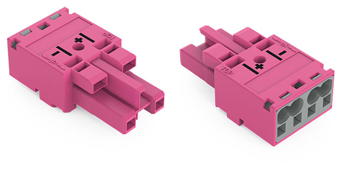 WAGO ITALIA SRL - WAG770-282/080-000 PRESA 2 POLI COD B 4,00 MMQ ROSA
