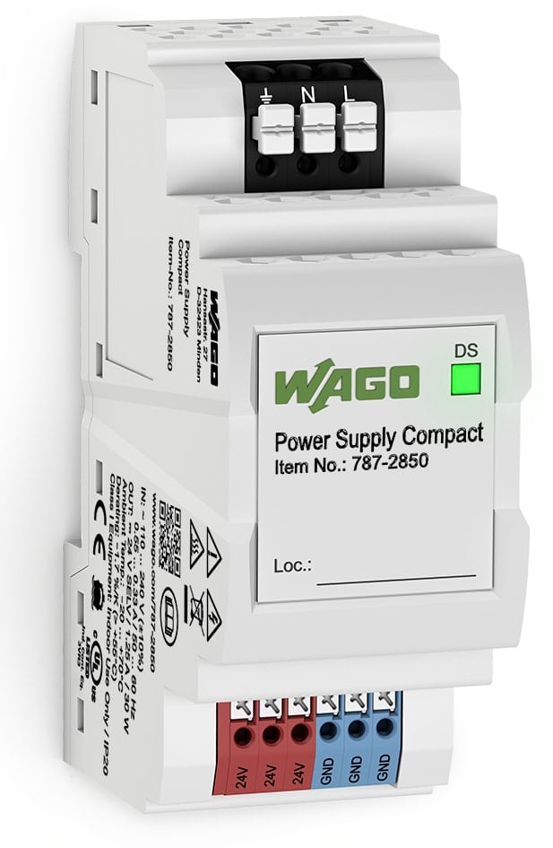 WAGO ITALIA SRL - WAG787-2850 ALIM COMPACT 1PH U 24VDC CORR U 1,25A