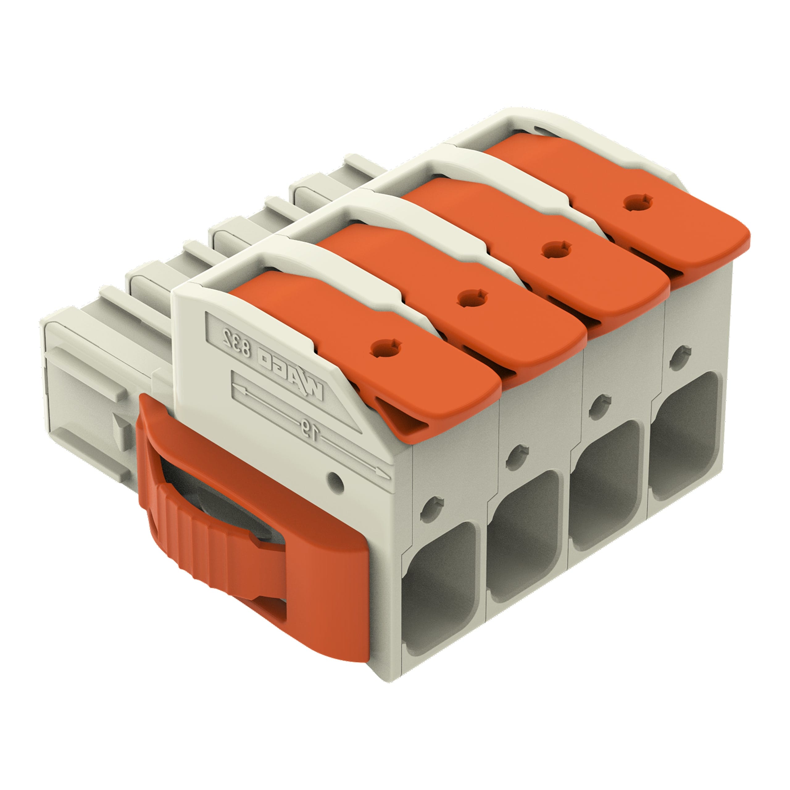 WAGO ITALIA SRL - WAG832-1104/037-000 Leva connettore femmina per 1 conduttore
