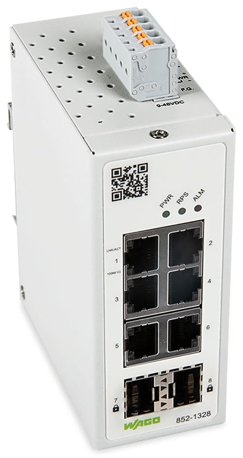 WAGO ITALIA SRL - WAG852-1328 SWITCH MANAGED 6P 1000BASE-T 2 SX/LX MAC