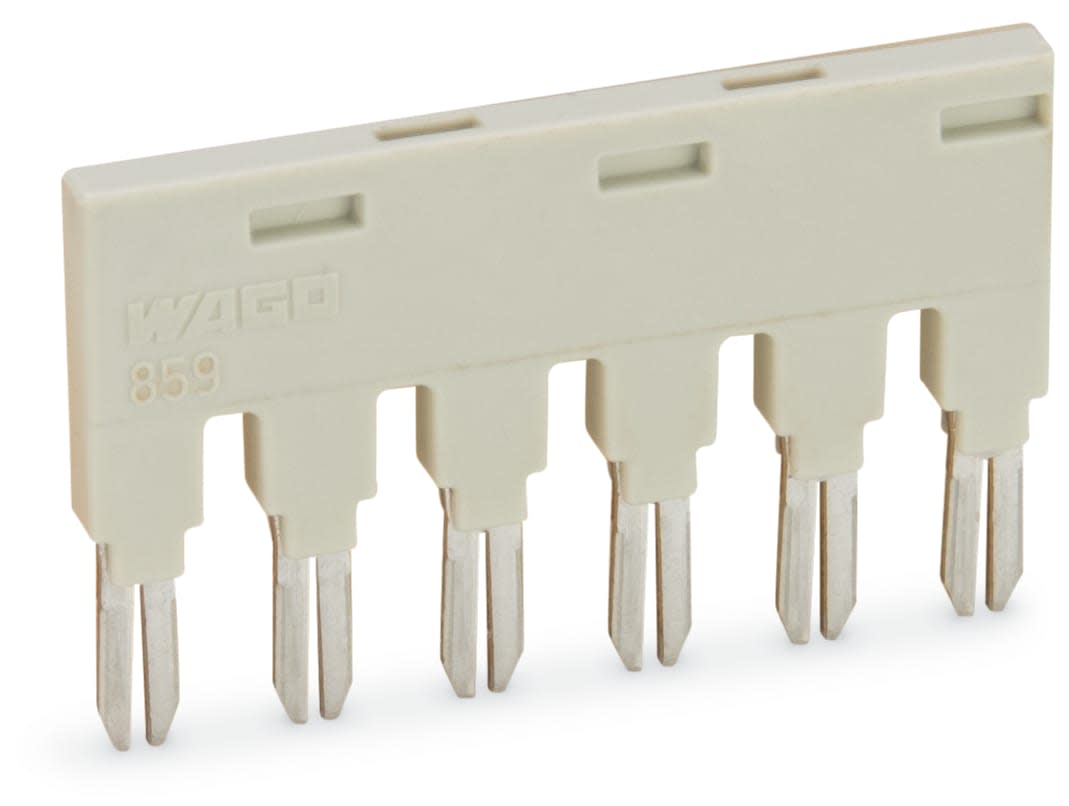 WAGO ITALIA SRL - WAG859-406 Ponticello per slot per ponticello, grig