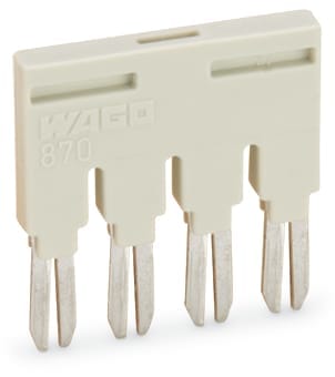 WAGO ITALIA SRL - WAG870-404 PONTICELLO 4 PASSO ISOLATO GRIGIO CHIARO