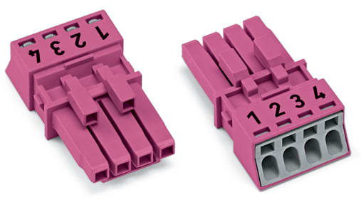 WAGO ITALIA SRL - WAG890-284 Presa 4 poli, rosa
