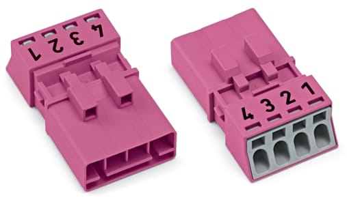 WAGO ITALIA SRL - WAG890-294 SPINA 4 POLI 1,50 MMQ ROSA