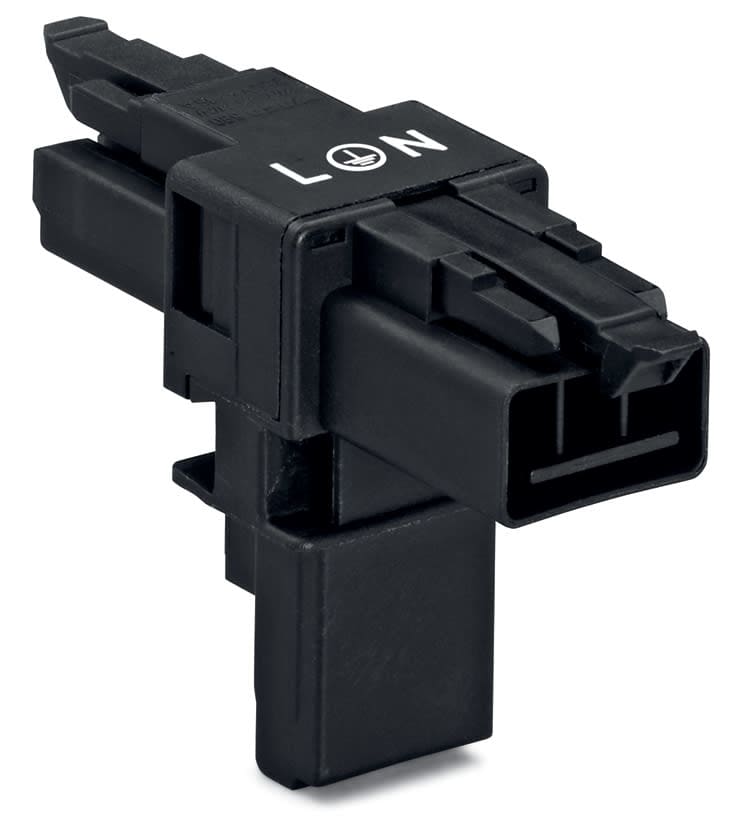 WAGO ITALIA SRL - WAG890-606 DISTRIBUTORE TIPO T 3P COD A 2 LEVE NERO