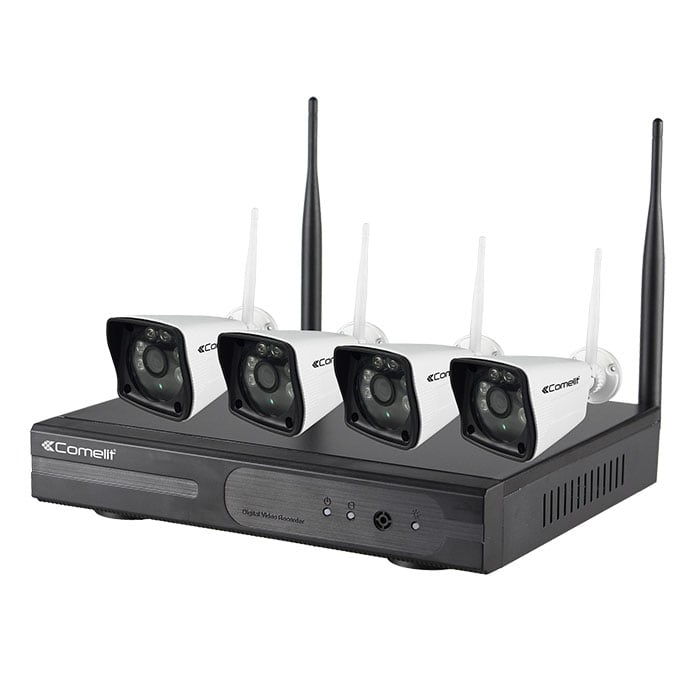 COMELIT GROUP SPA - COEWIKIT040A KIT WI-FI, WINVR040A, 4 WICAM010A, HDD 1