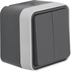 BERKER - BRKWNC042 INT.DOPP A PARETE W1 GRIGIO/GRIGIO OP.