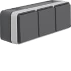 BERKER - BRKWNC143 P.SCHUKO TRIPLA ORIZ. + COP. W1 GR./GR.