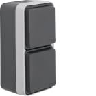 BERKER - BRKWNC174 P.SCHUKO DOPP VERT.CON CW1 GRIGIO/GRIGIO