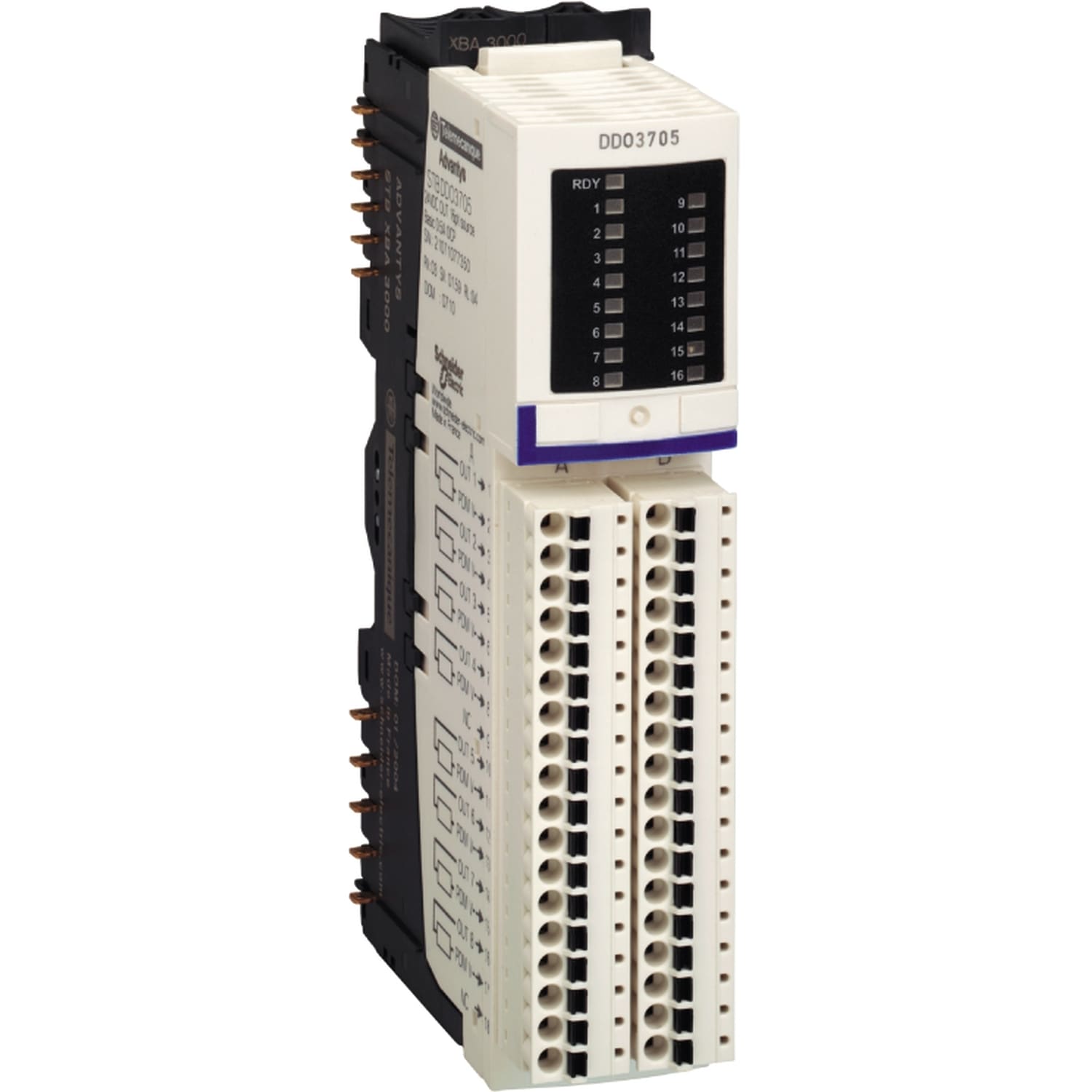 SCHNEIDER ELECTRIC - SNRSTBDDO3705KS KIT MOD+CONN+BASE 24VDC OUT16PTSINKBASIC