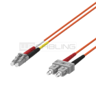 ZELIATECH - NPRWPCFP25LCSC010 PATCHCORD MULTIM.,50/125 LC-SC,1M. OM2