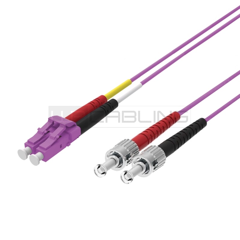 ZELIATECH - NPRWPCFP45LCST100 PATCHCORD MULTIM.,50/125 LC-ST,10M. OM4