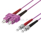 ZELIATECH - NPRWPCFP45STSC010 PATCHCORD MULTIM.,50/125 ST-SC,1M. OM4