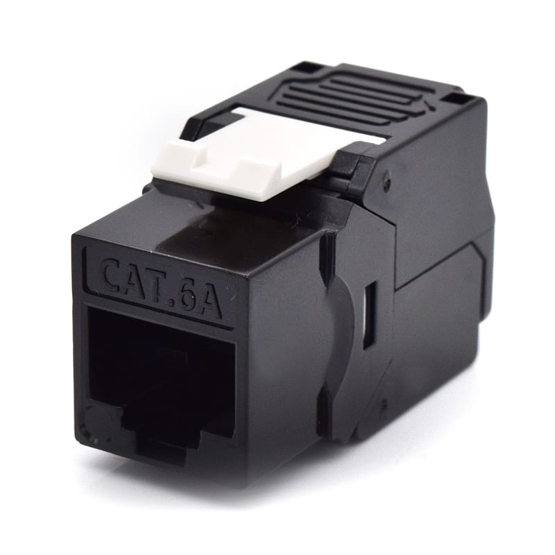 ZELIATECH - NPRWPCKEY6AUPTLBL PRESA KEYSTONE TOLLESS CAT. 6A UTP, NERA